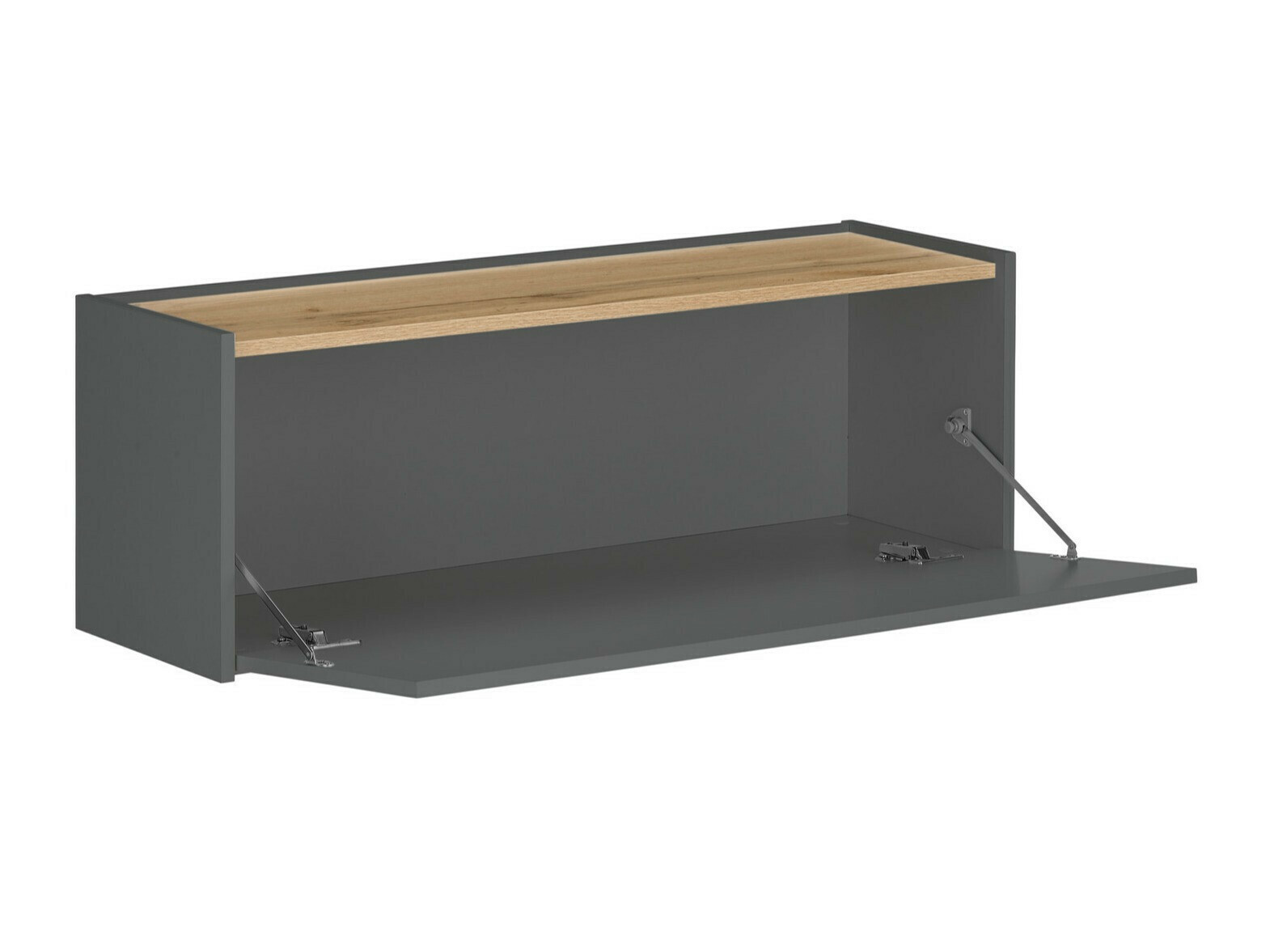 Komplet za dnevno sobo Elbsori 146 (Antracit + Wotan hrast)