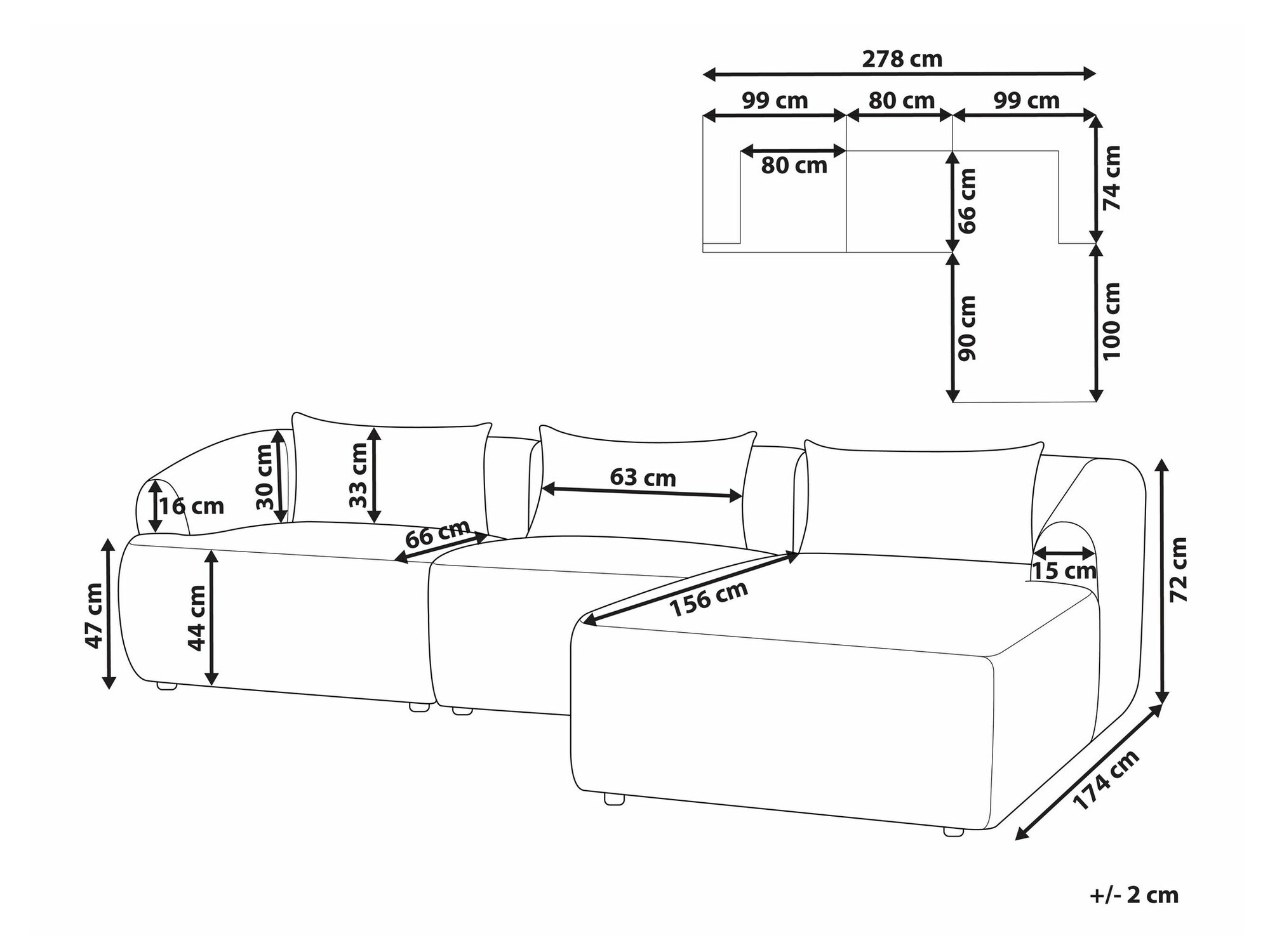 Kotna garnitura Berwyn 1813 (Bež)
