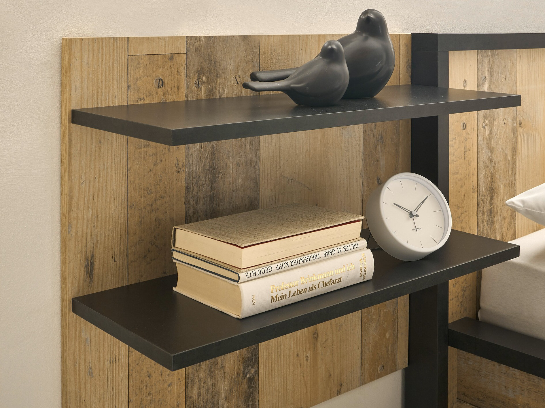 Stenska polica Cirtale 105 (Rustikalen les + Antracit)