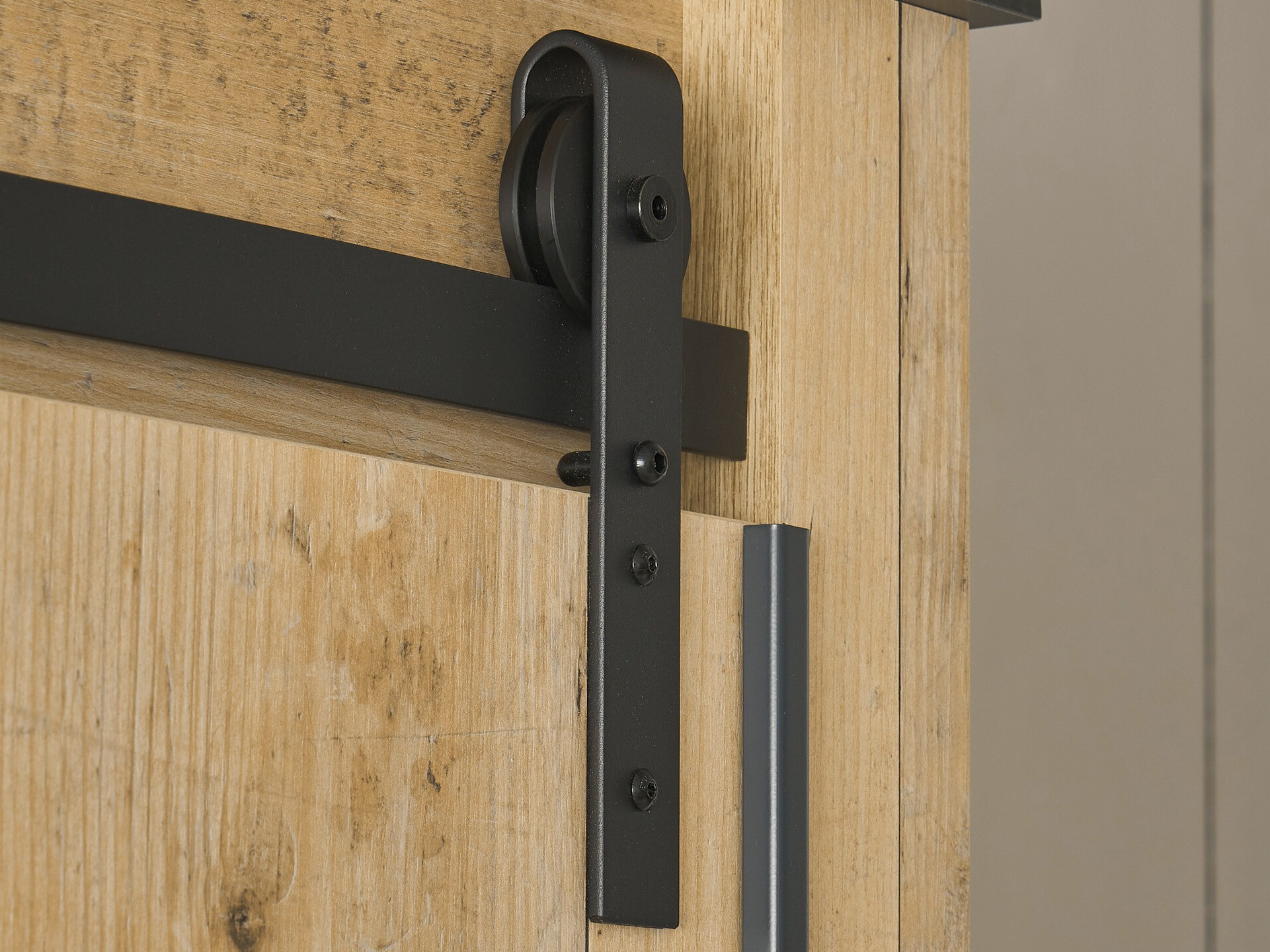 Garderobna omara Cirtale 107 (Antracit + Rustikalen les)