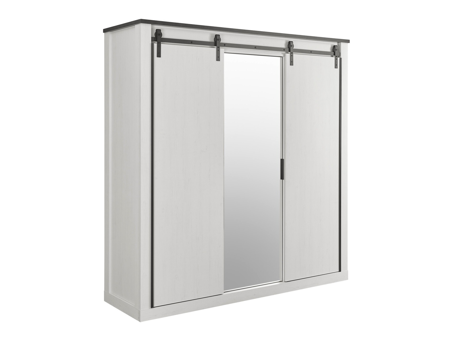 Garderobna omara Cirtale 108 (Antracit + Beljen bor)