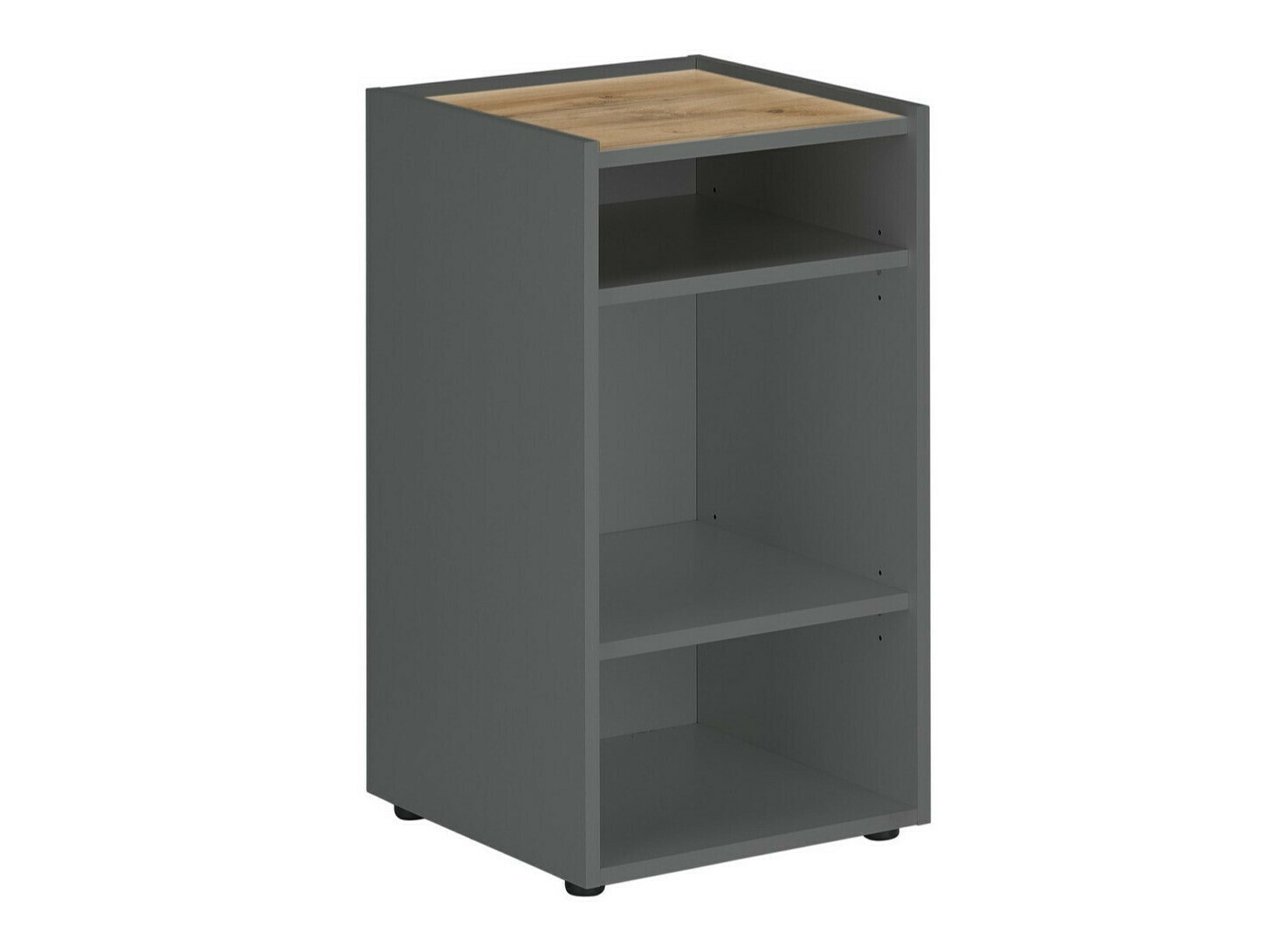 Komplet za domačo pisarno Elbsori 152 (Antracit + Wotan hrast)