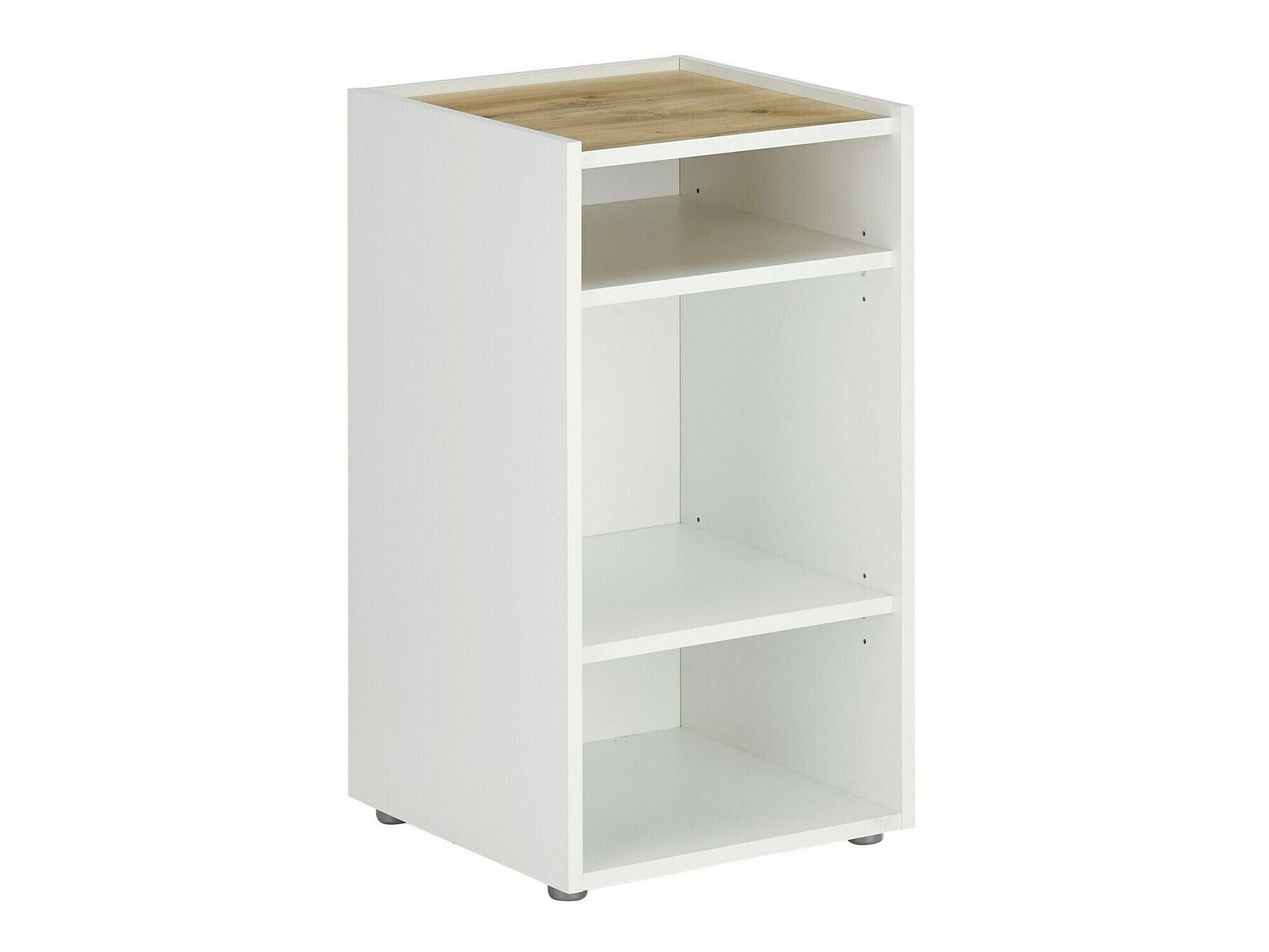 Komplet za domačo pisarno Elbsori 152 (Bela + Wotan hrast)