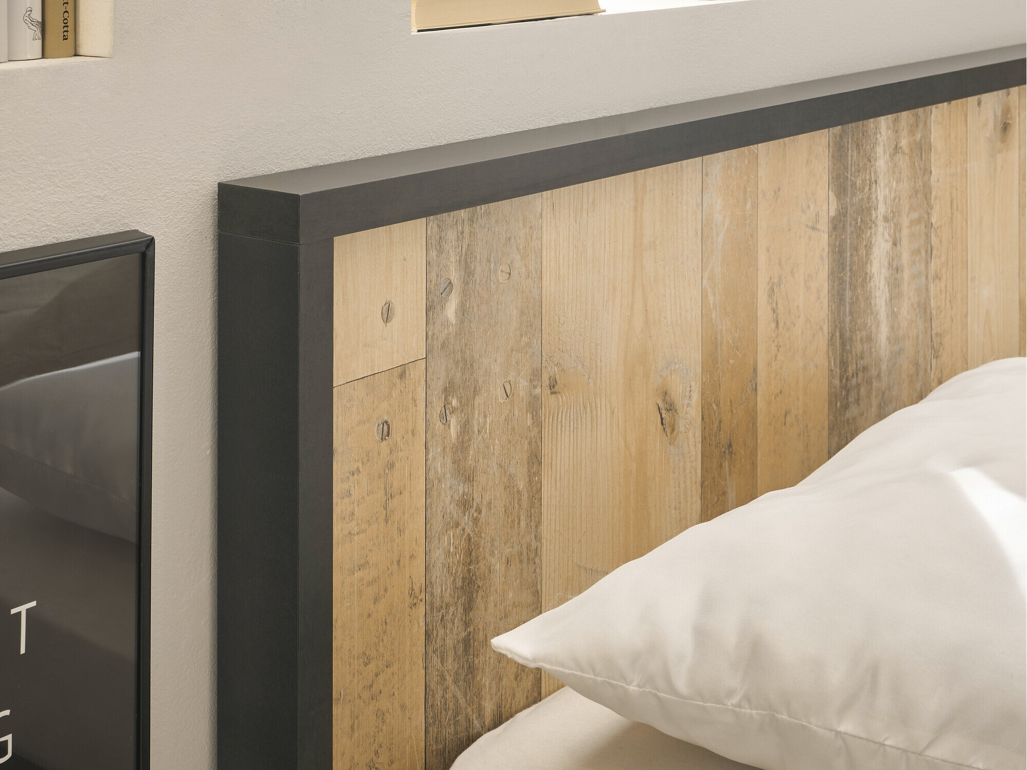 Postelja Cirtale 109 (Rustikalen les + Antracit)