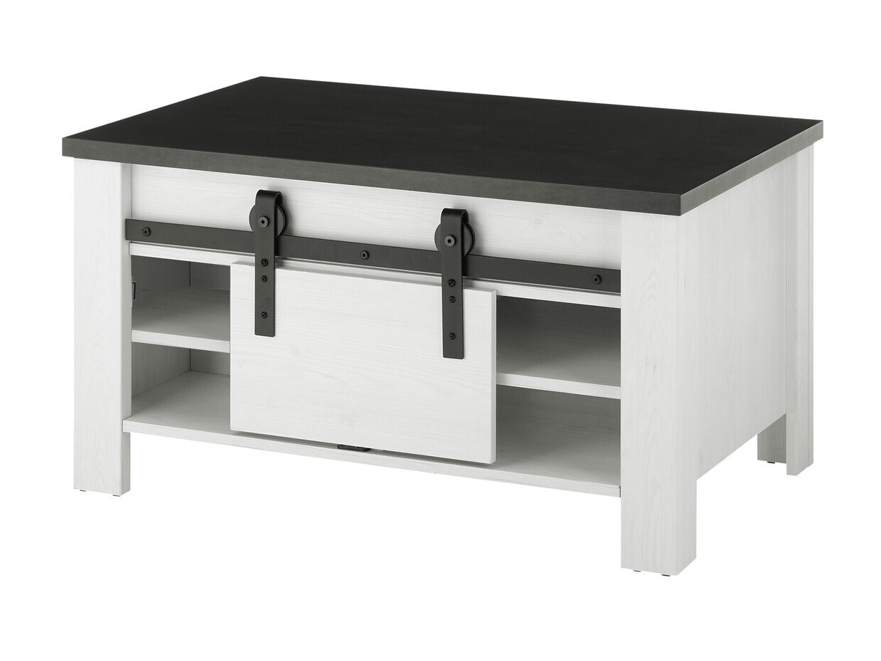 Klubska mizica Cirtale 111 (Antracit + Beljen bor)