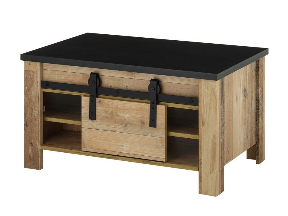 Klubska mizica Cirtale 111 (Antracit + Rustikalen les)