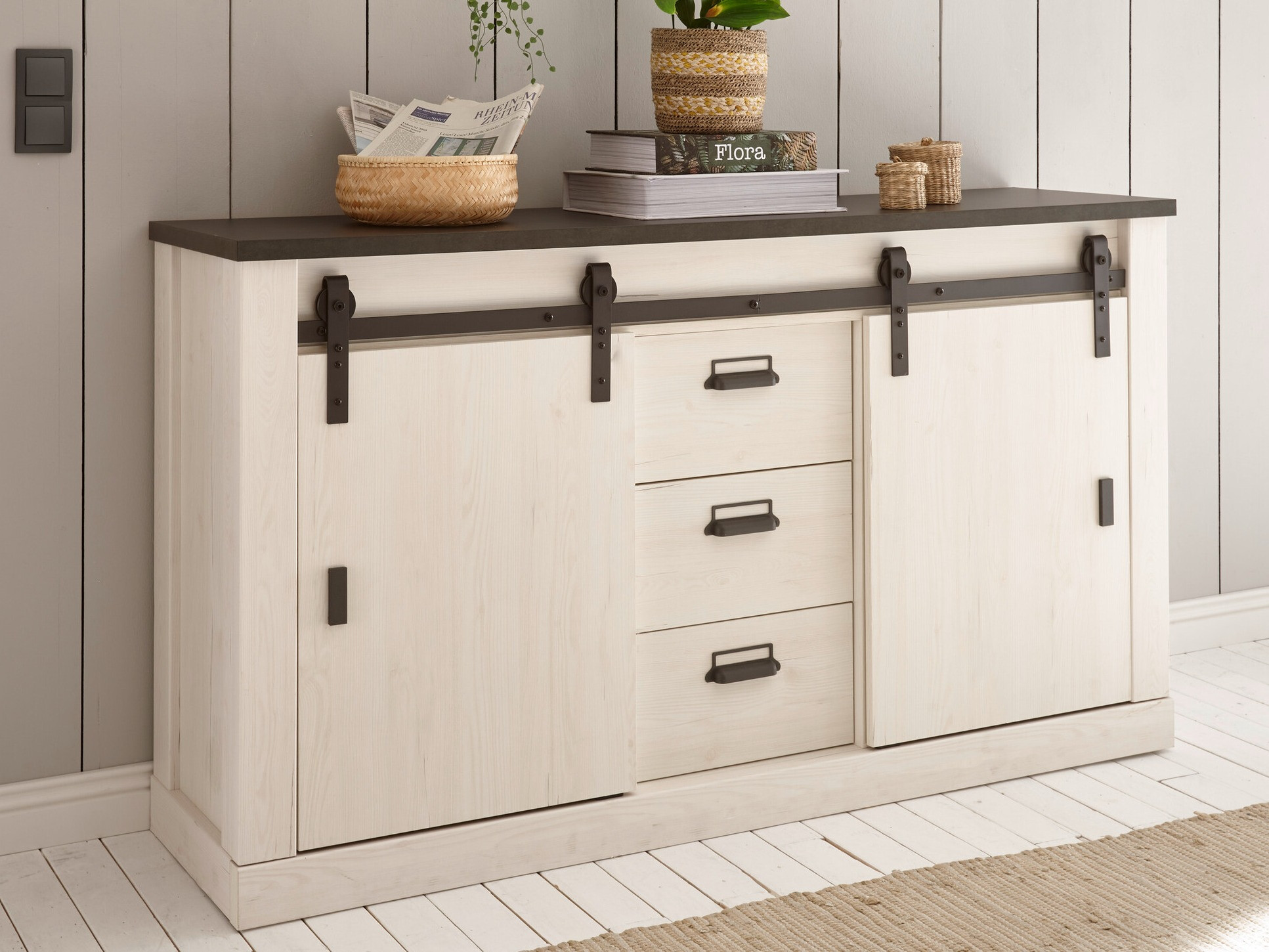 Komoda Cirtale 116 (Antracit + Beljen bor)