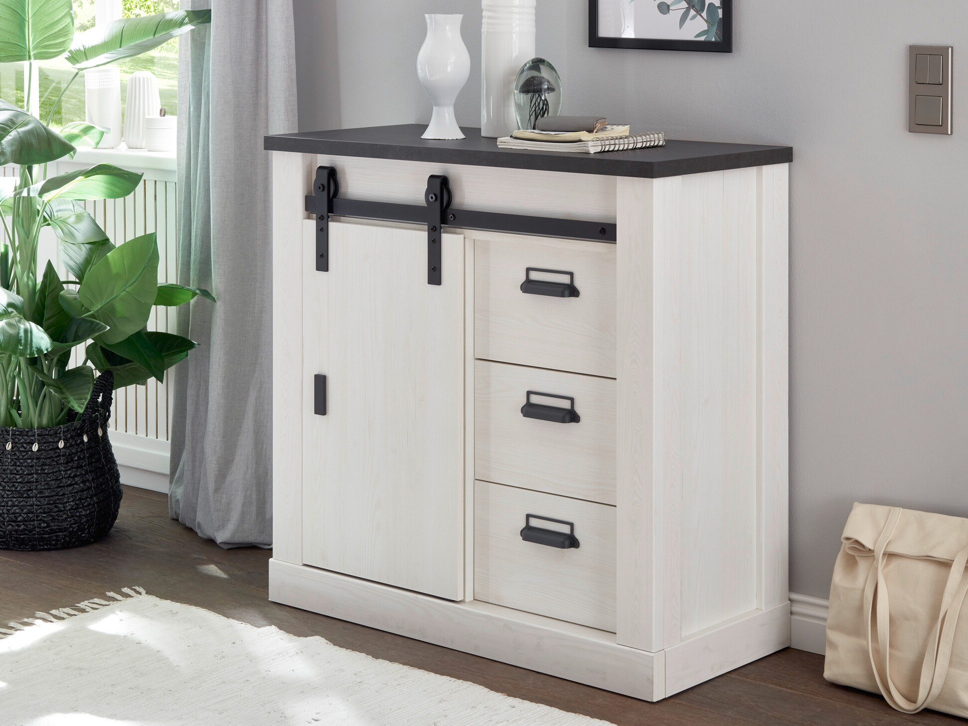 Komoda Cirtale 117 (Antracit + Beljen bor)