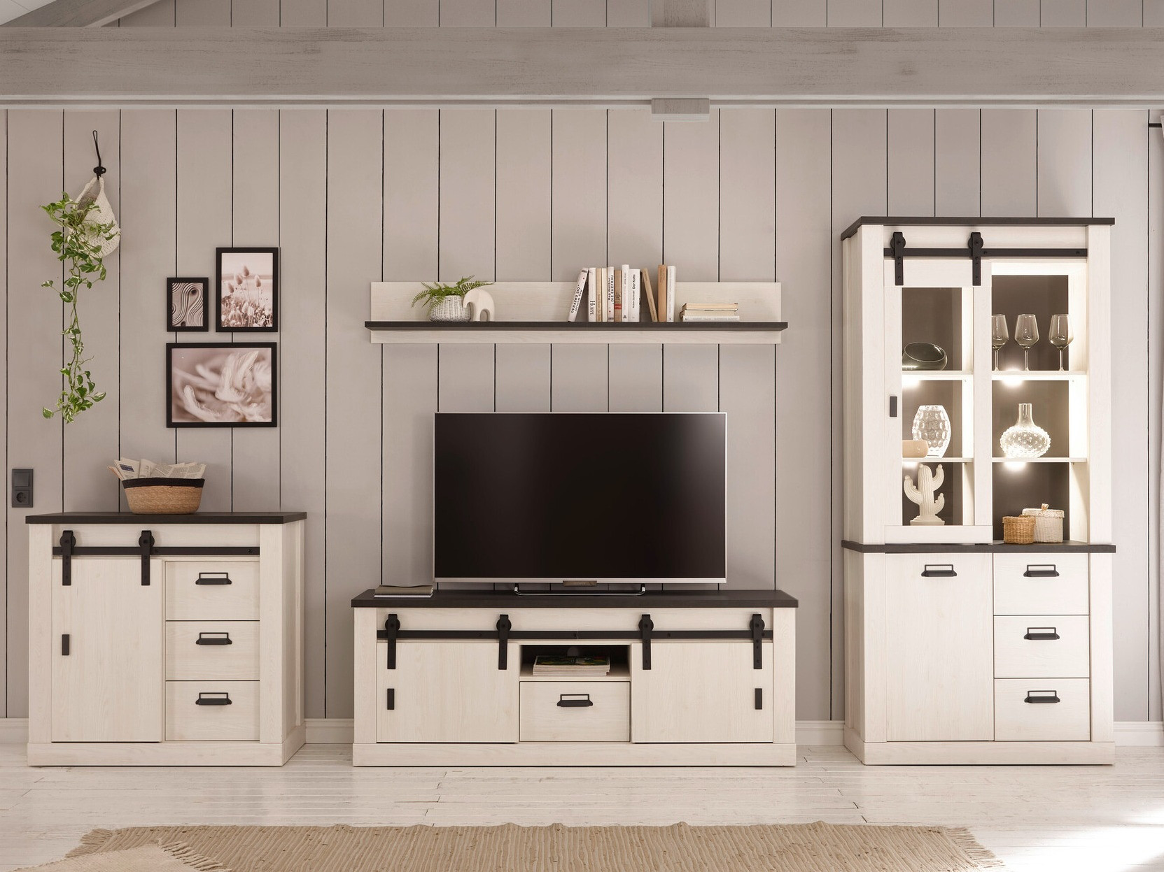 Komoda Cirtale 117 (Antracit + Beljen bor)