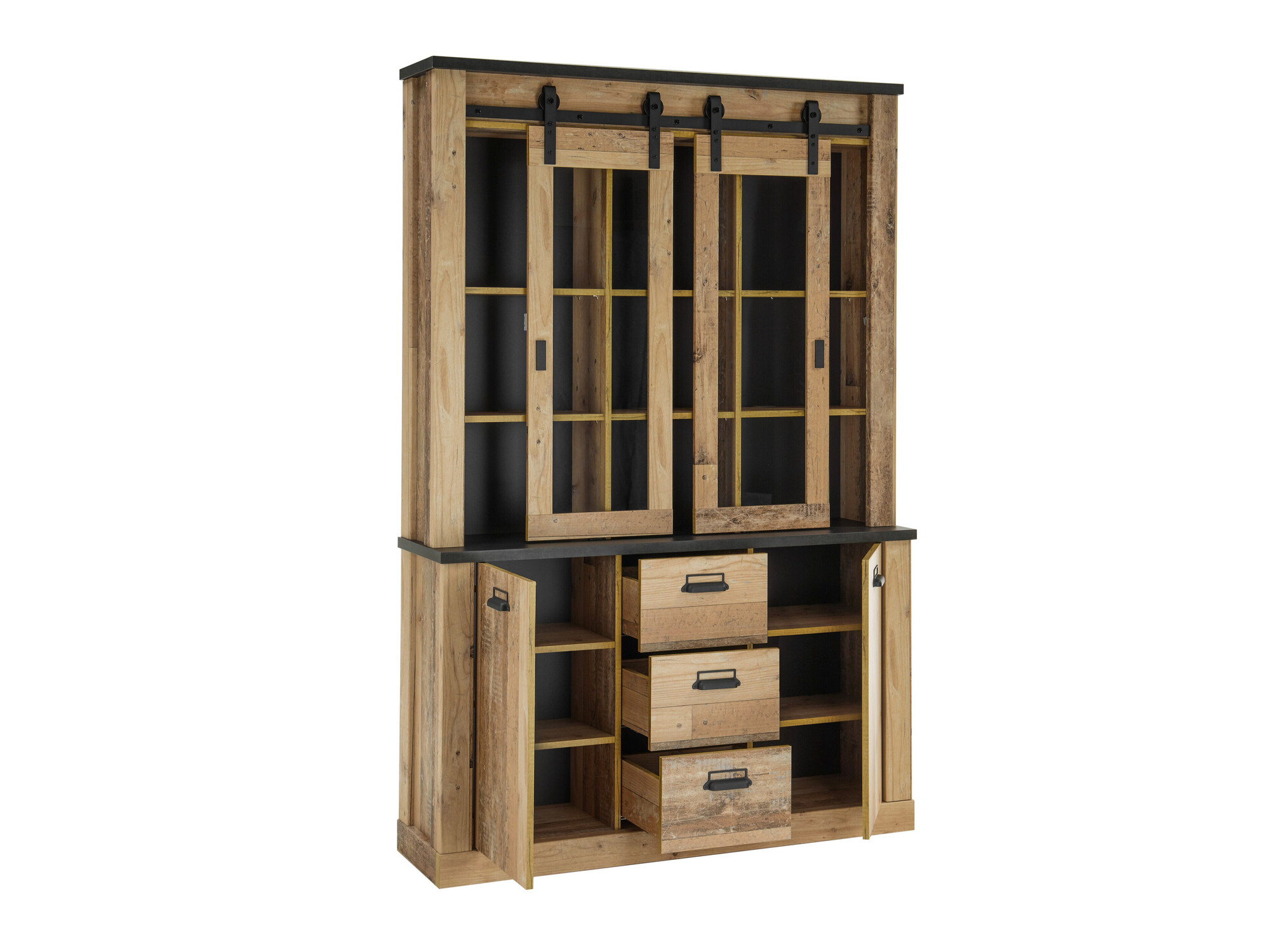 Regal Cirtale 110 (Rustikalen les + Antracit)