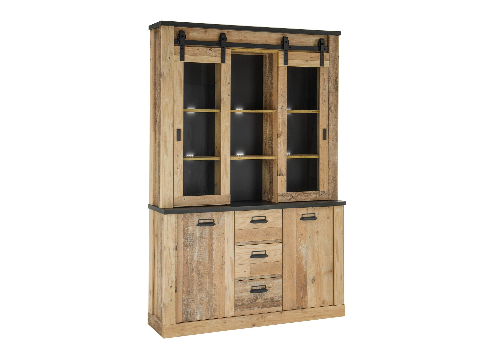 Regal Cirtale 110 (Rustikalen les + Antracit)