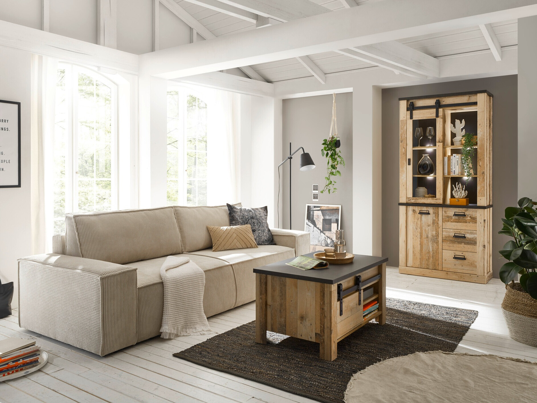 Regal Cirtale 114 (Rustikalen les + Antracit)