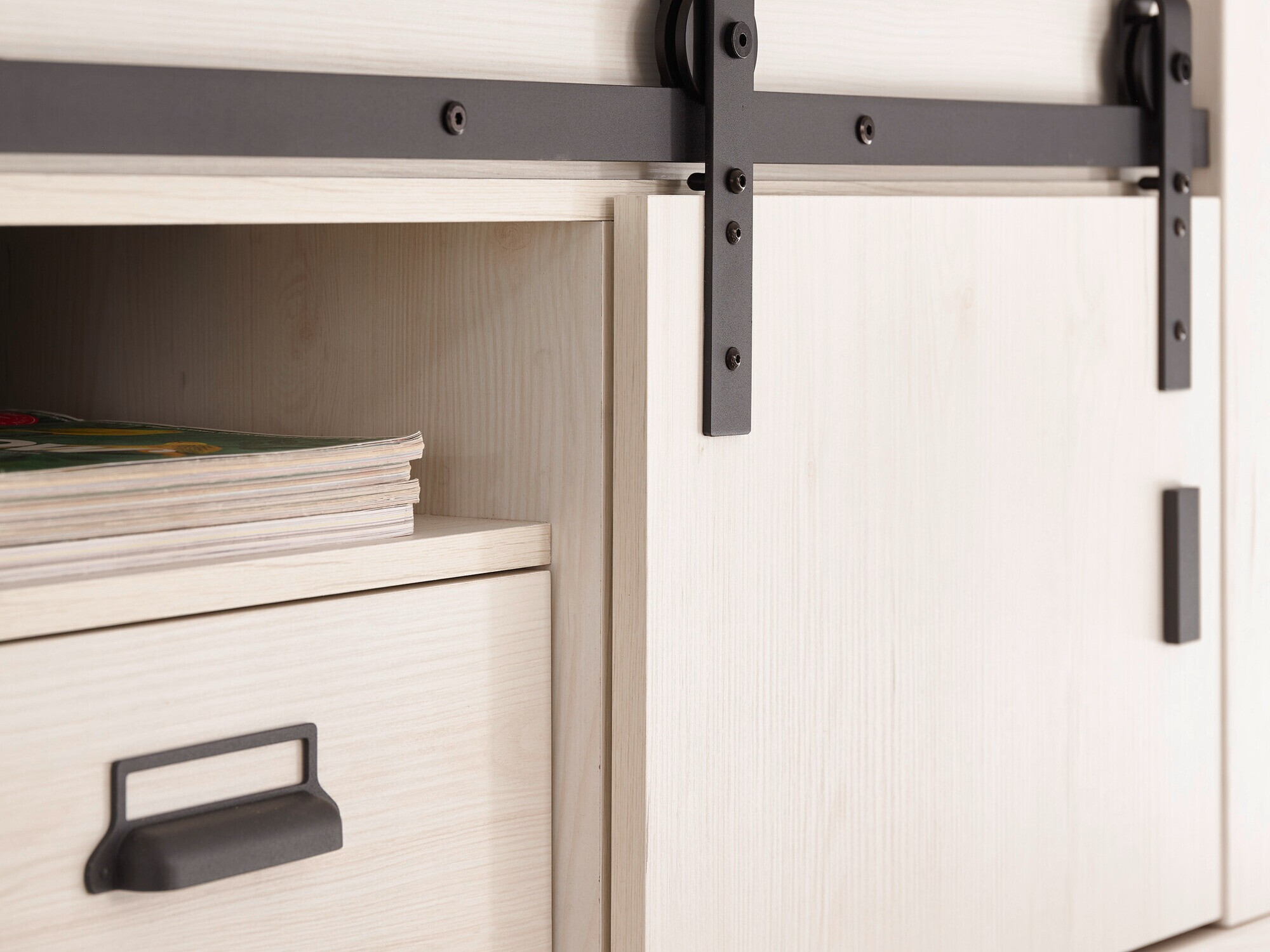 TV-omarica Cirtale 112 (Antracit + Beljen bor)