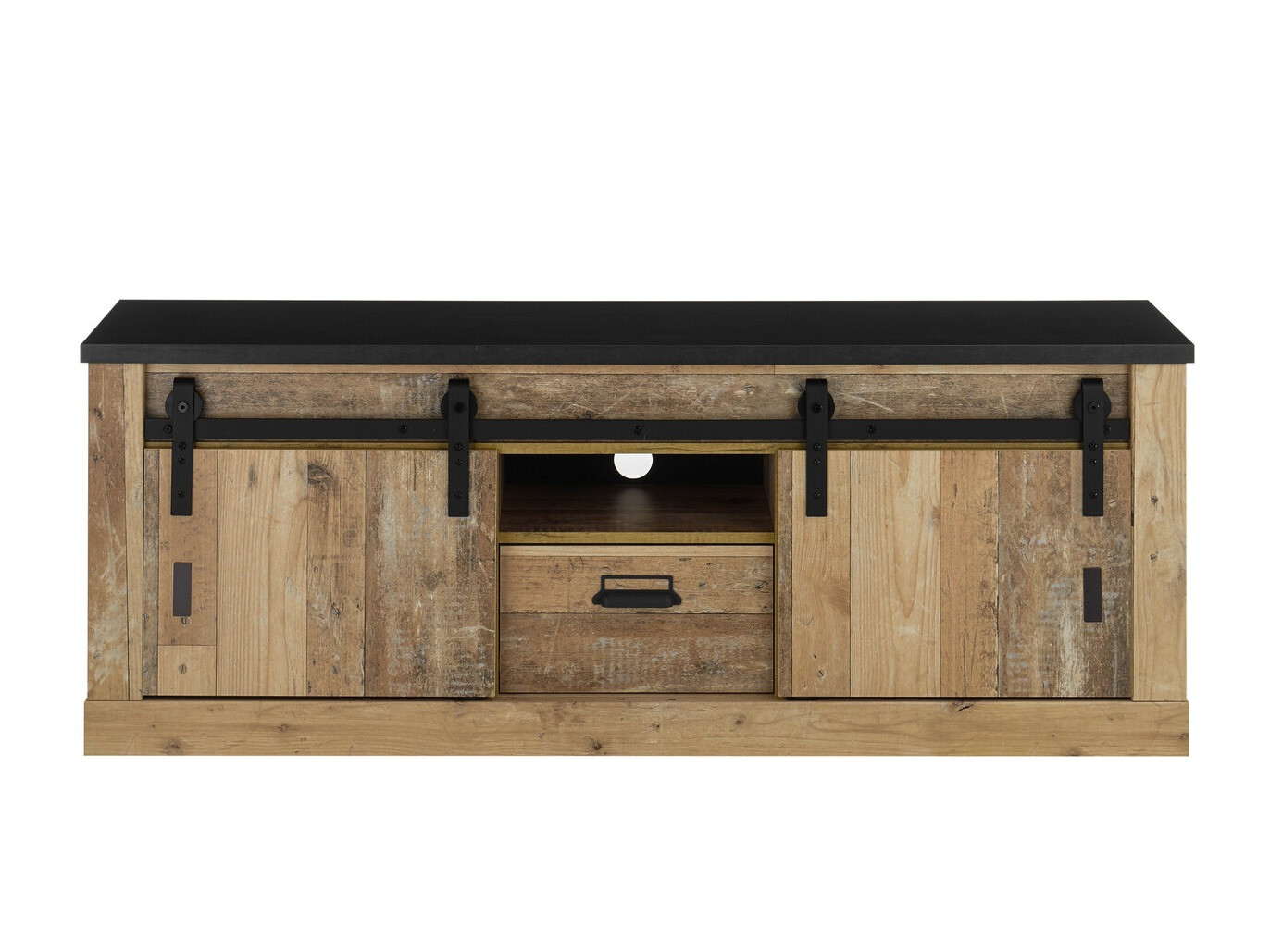 TV-omarica Cirtale 112 (Antracit + Rustikalen les)