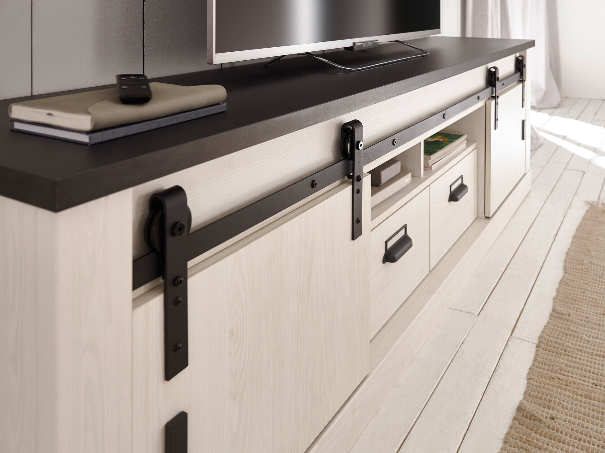 TV-omarica Cirtale 113 (Antracit + Beljen bor)