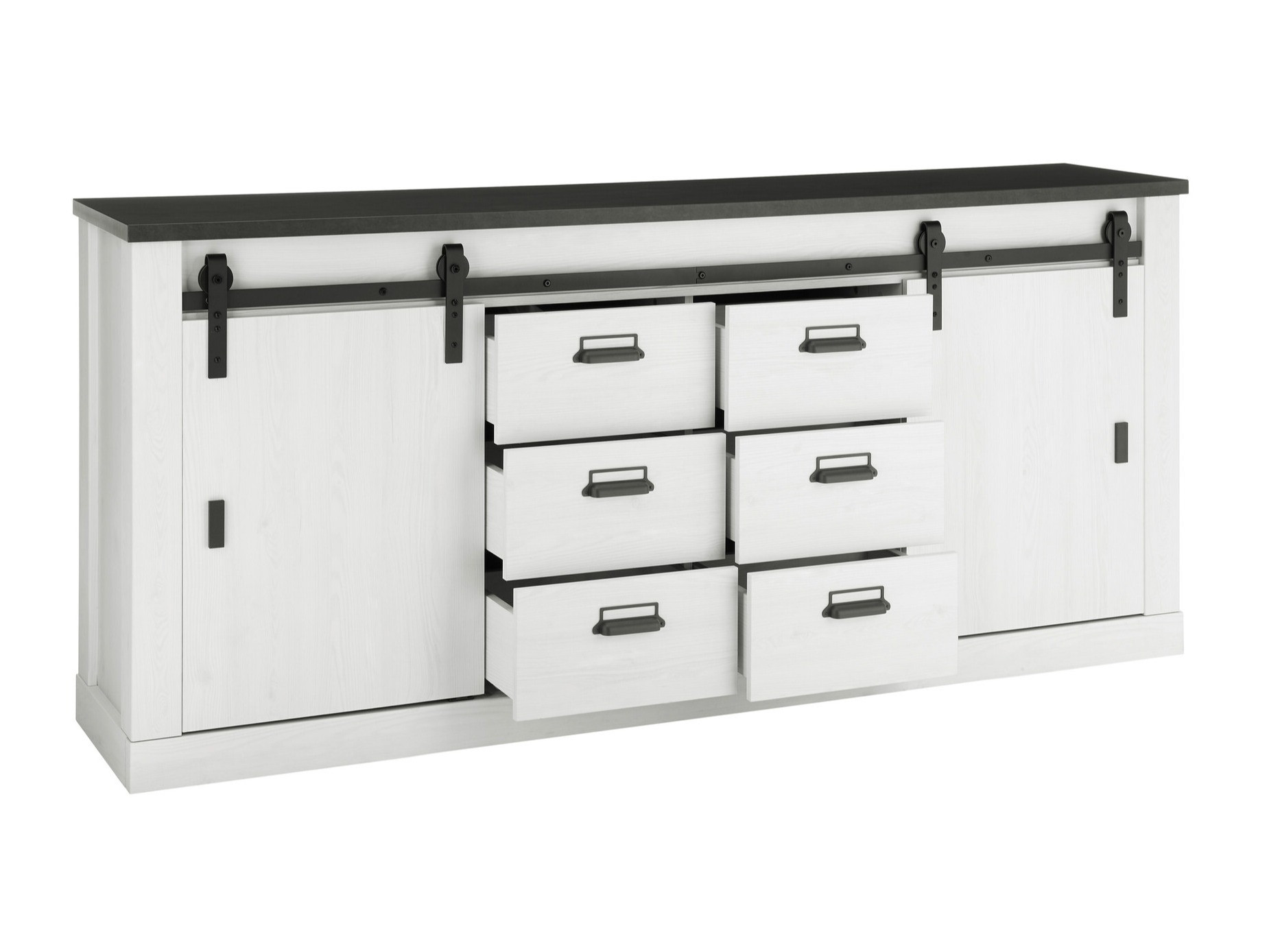 Komoda Cirtale 118 (Antracit + Beljen bor)