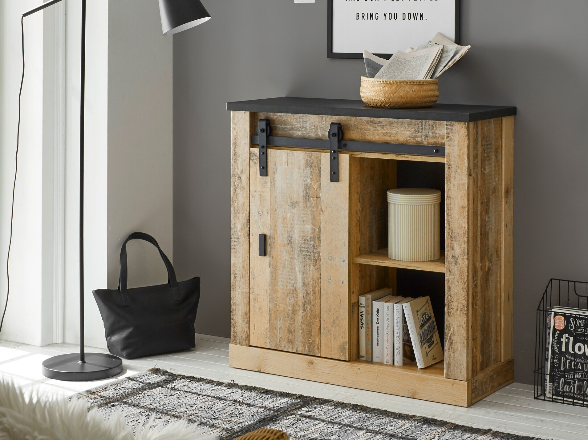 Omarica Cirtale 119 (Rustikalen les + Antracit)