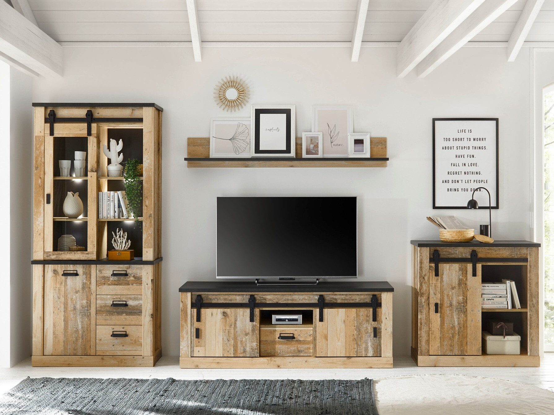 Omarica Cirtale 119 (Rustikalen les + Antracit)