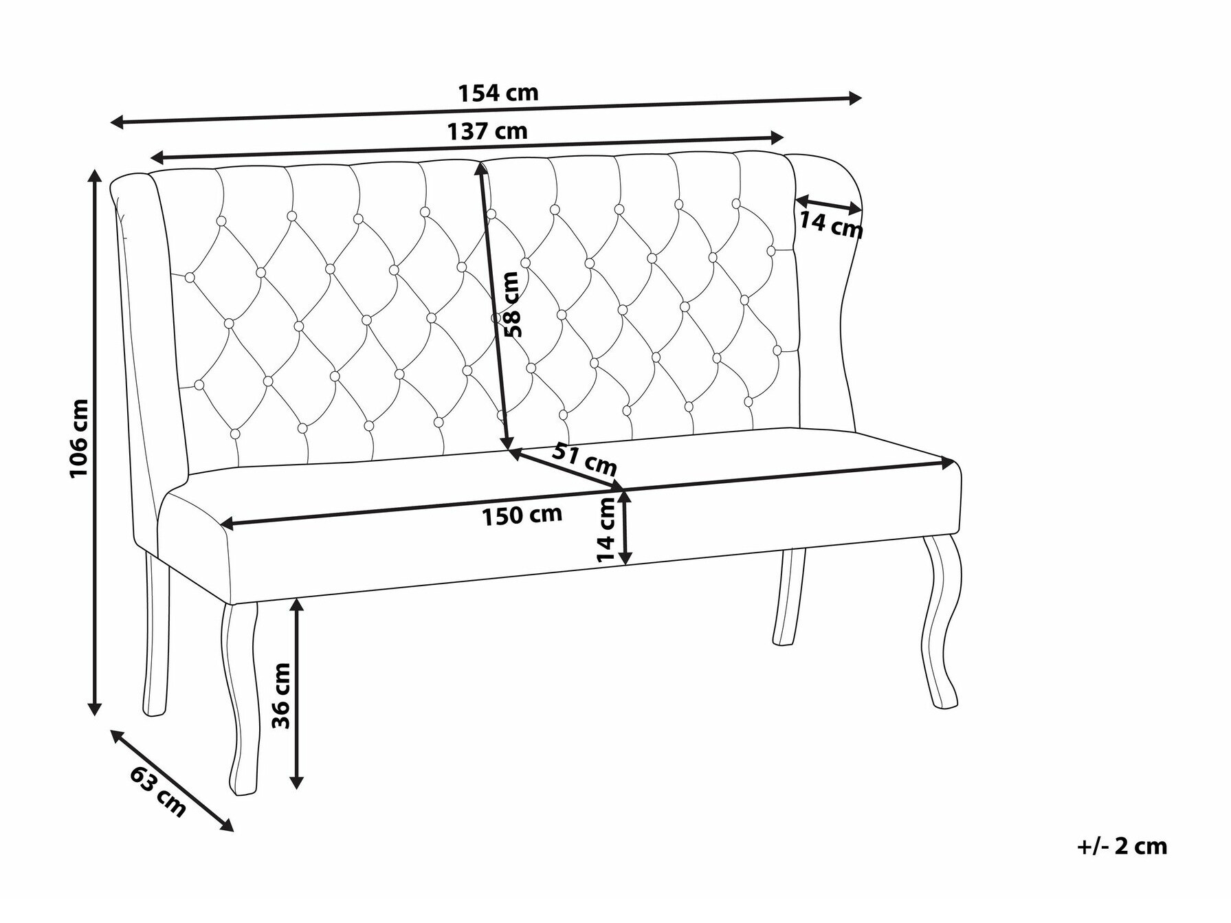 Kavč Berwyn 1817 (Siva)