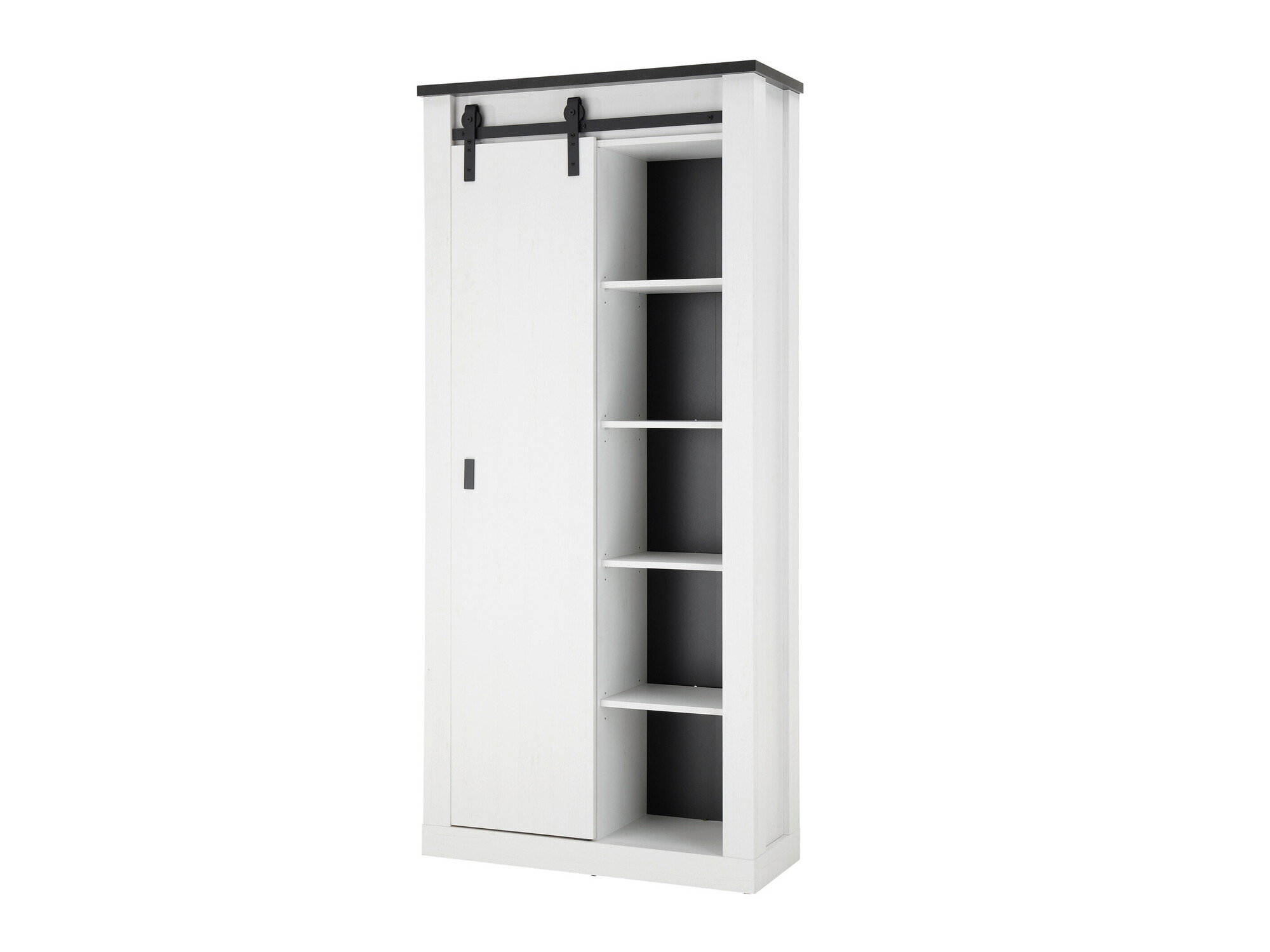 Regal Cirtale 122 (Beljen bor + Antracit)