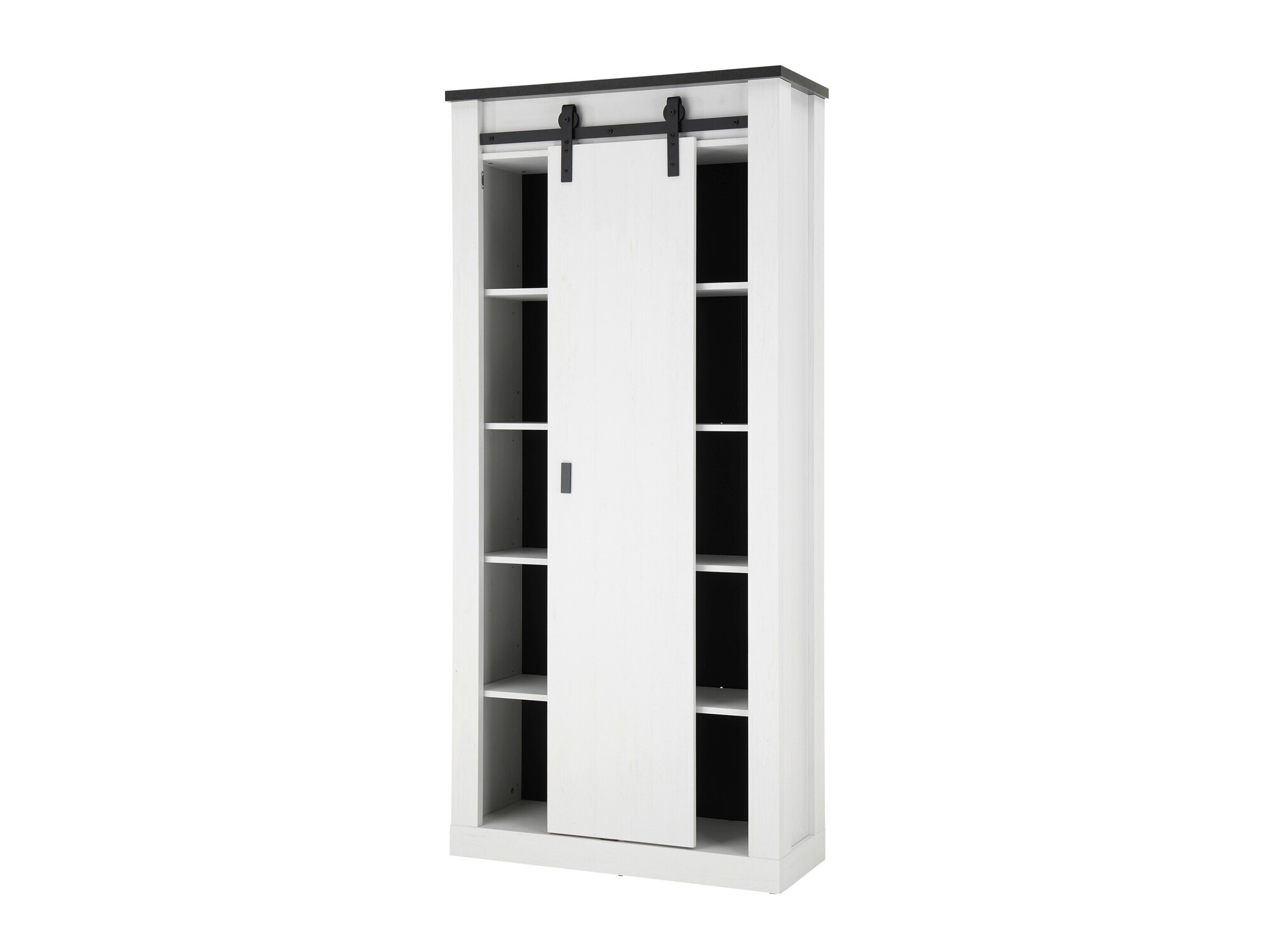 Regal Cirtale 122 (Beljen bor + Antracit)