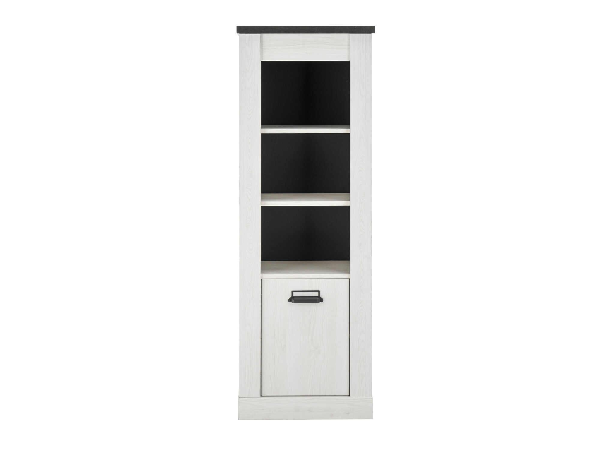 Regal Cirtale 123 (Beljen bor + Antracit)