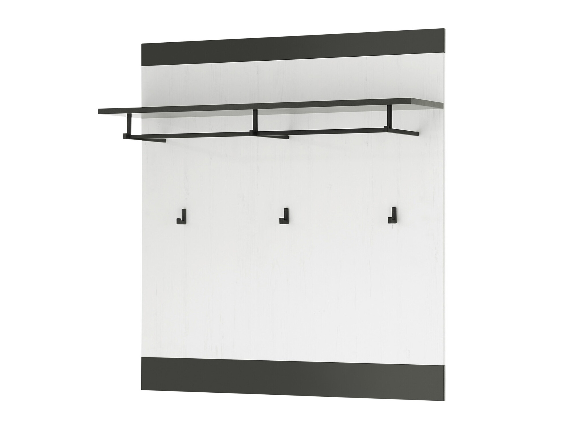 Obešalnik Cirtale 126 (Antracit + Beljen bor)