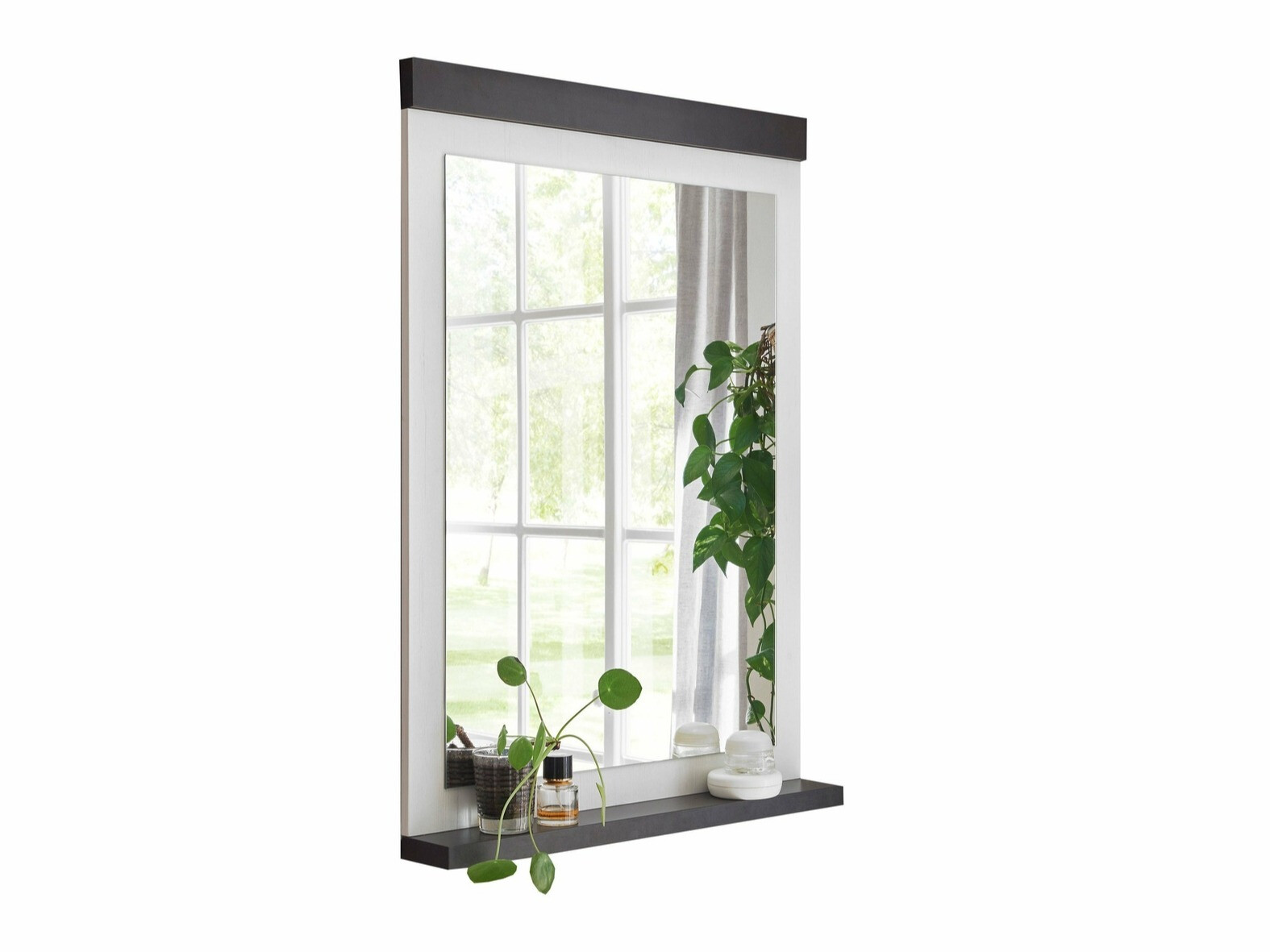 Ogledalo Cirtale 127 (Antracit + Beljen bor)