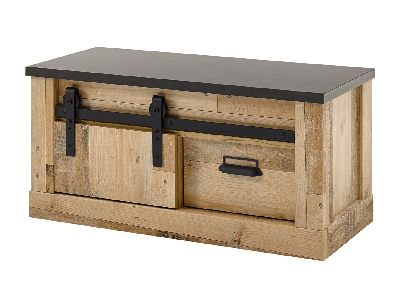 Omarica za čevlje Cirtale 124 (Antracit + Rustikalen les)