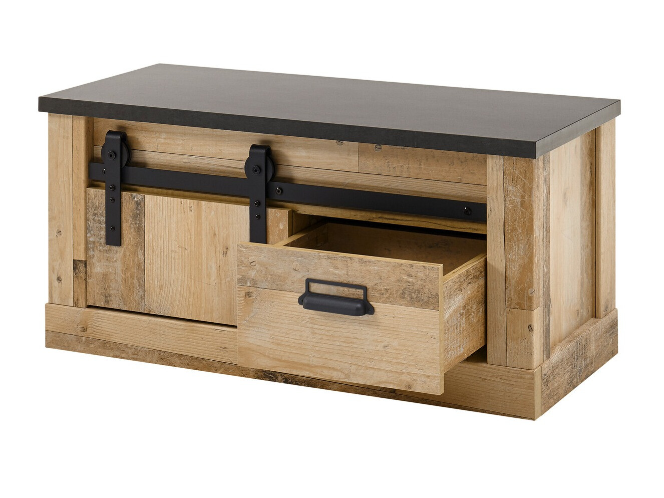 Omarica za čevlje Cirtale 124 (Antracit + Rustikalen les)