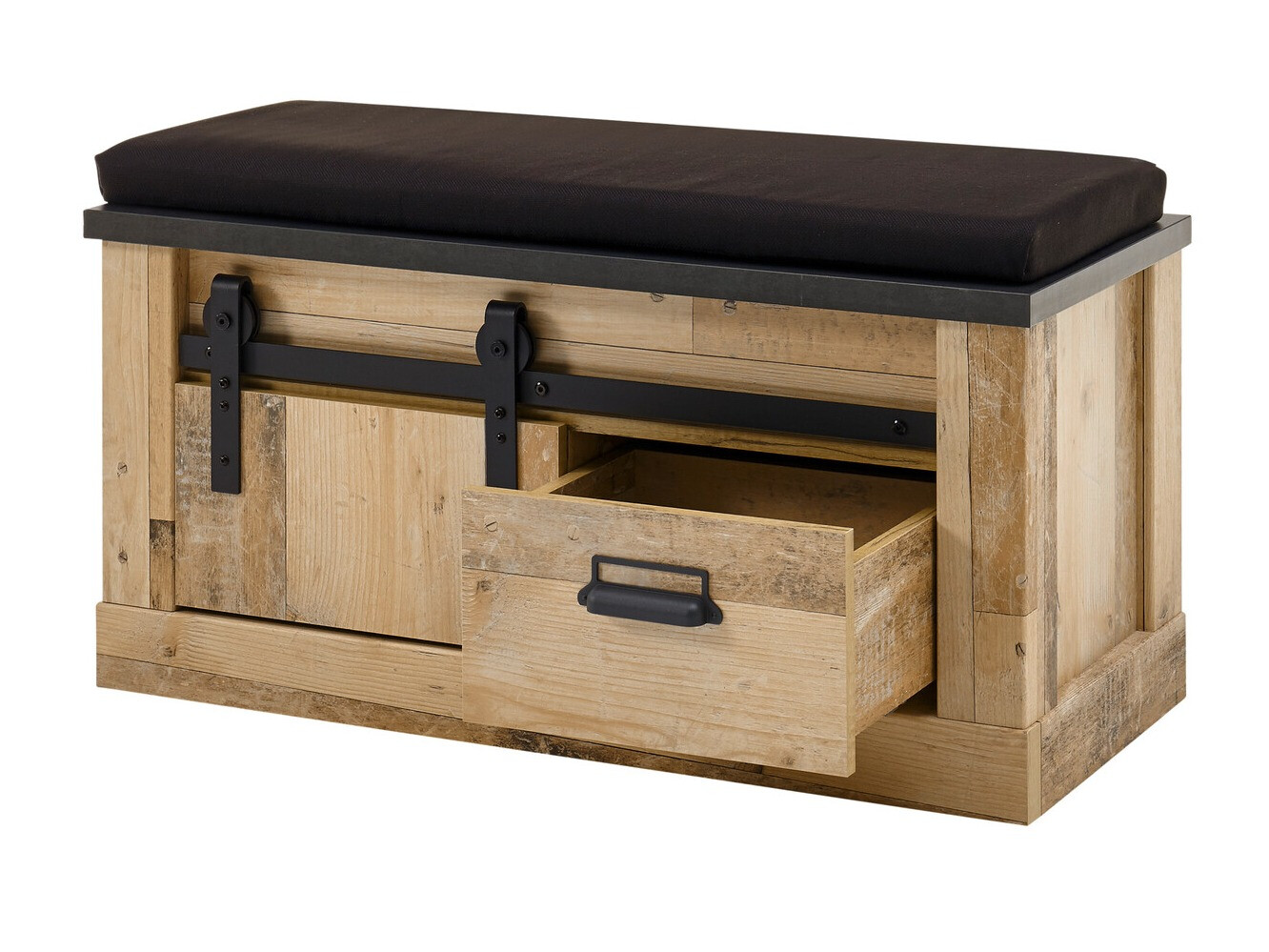 Omarica za čevlje Cirtale 125 (Antracit + Rustikalen les)