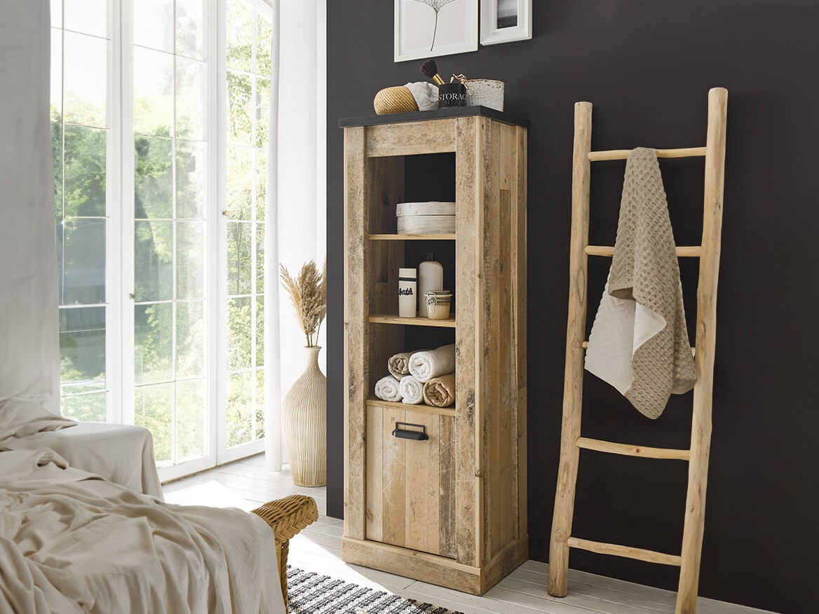 Regal Cirtale 123 (Rustikalen les + Antracit)