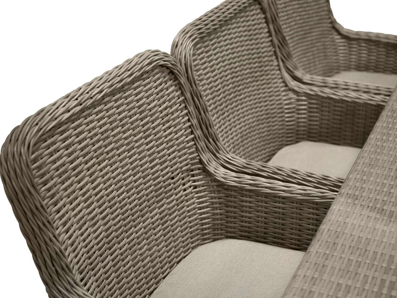 Komplet mize in stolov Dallas 2201 (Svetlo rjava + Beige)