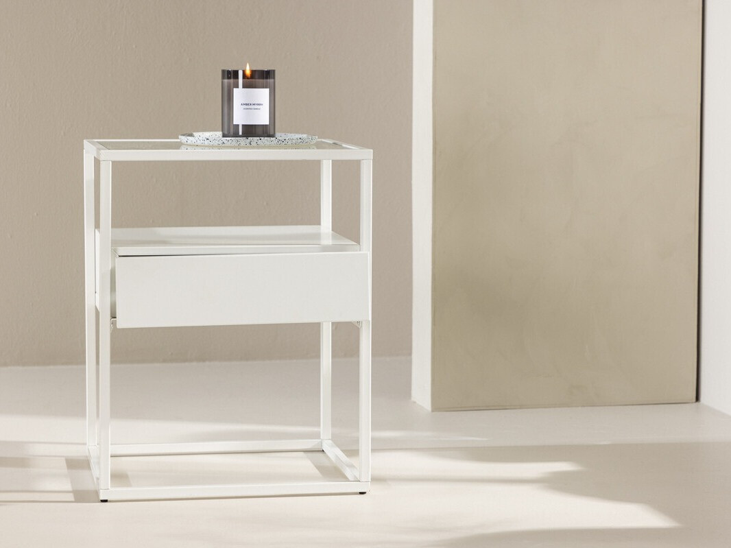 Stranska mizica Dallas 4367 (Bela)