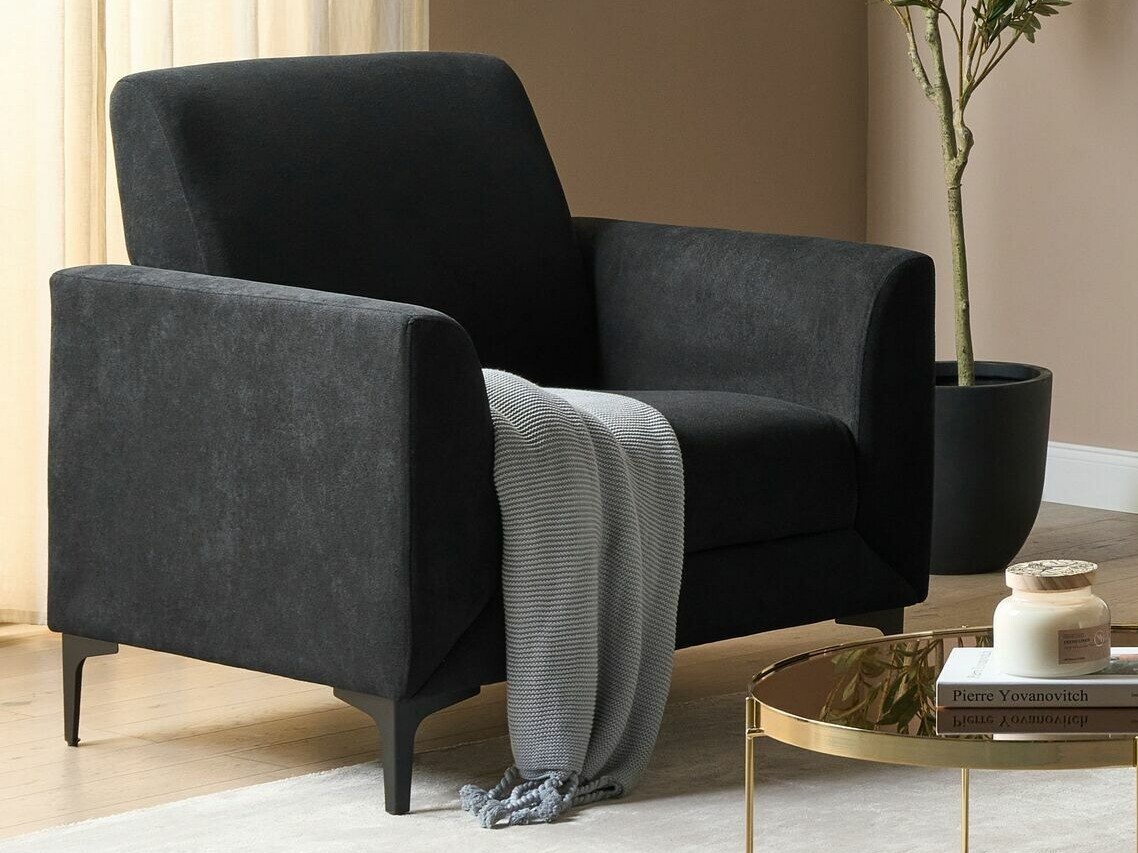 Fotelj Berwyn 1832 (Črna)