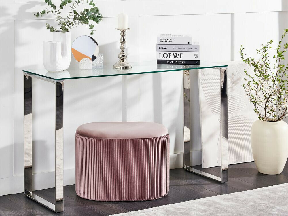 Konzolna miza Berwyn 1833 (Srebrna)