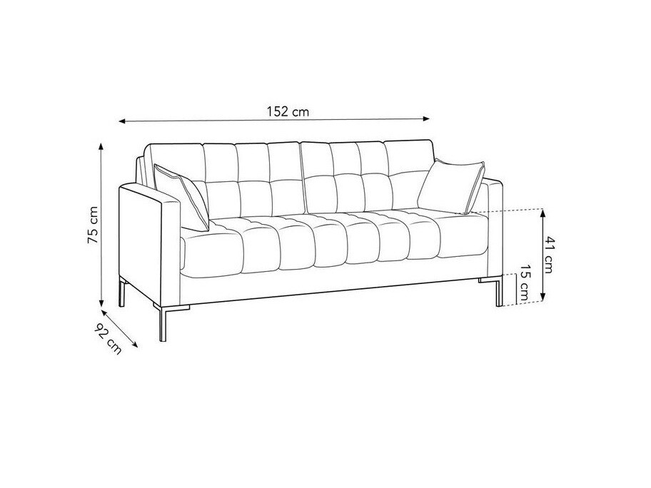 Kavč Lormelo 100 (Bluvel 78)