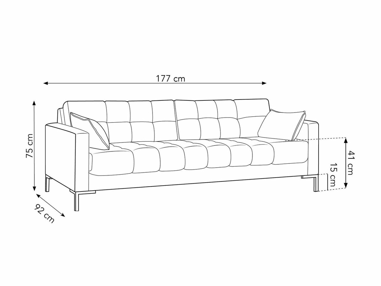 Kavč Lormelo 101 (Bluvel 19)