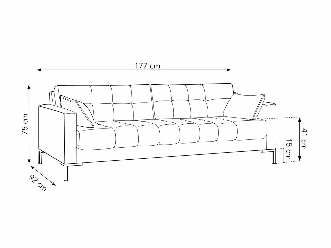 Kavč Lormelo 101 (Bluvel 22)