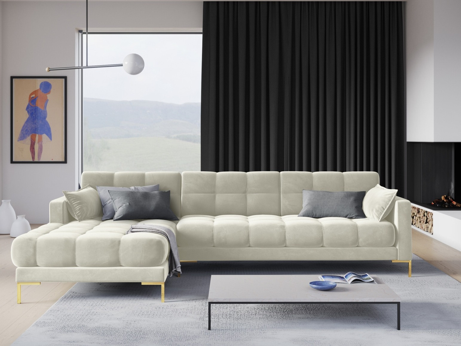 Kotna garnitura Lormelo 103 (Levo)