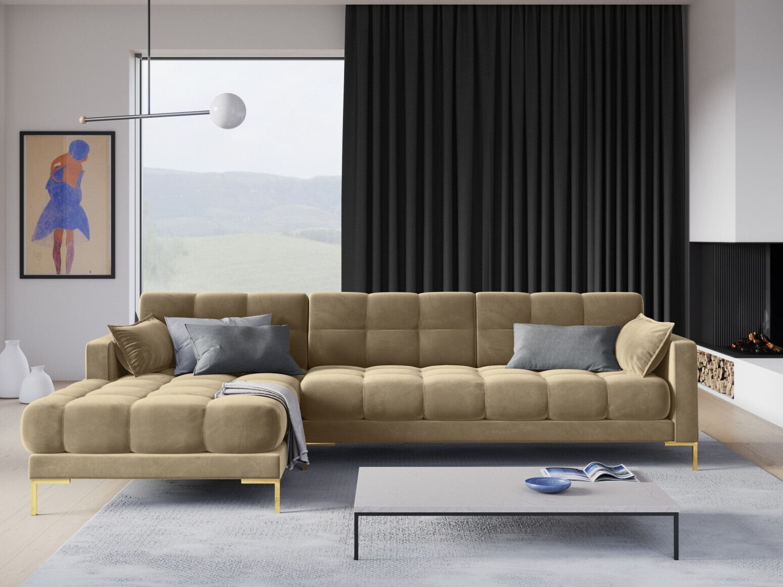 Kotna garnitura Lormelo 103 (Levo)