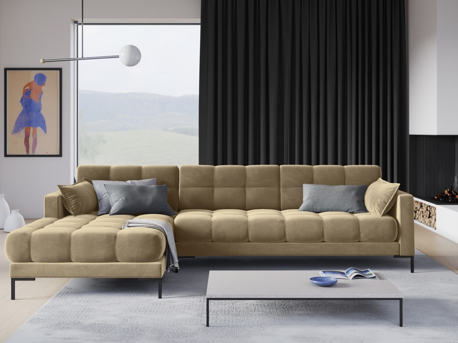 Kotna garnitura Lormelo 103 (Levo)