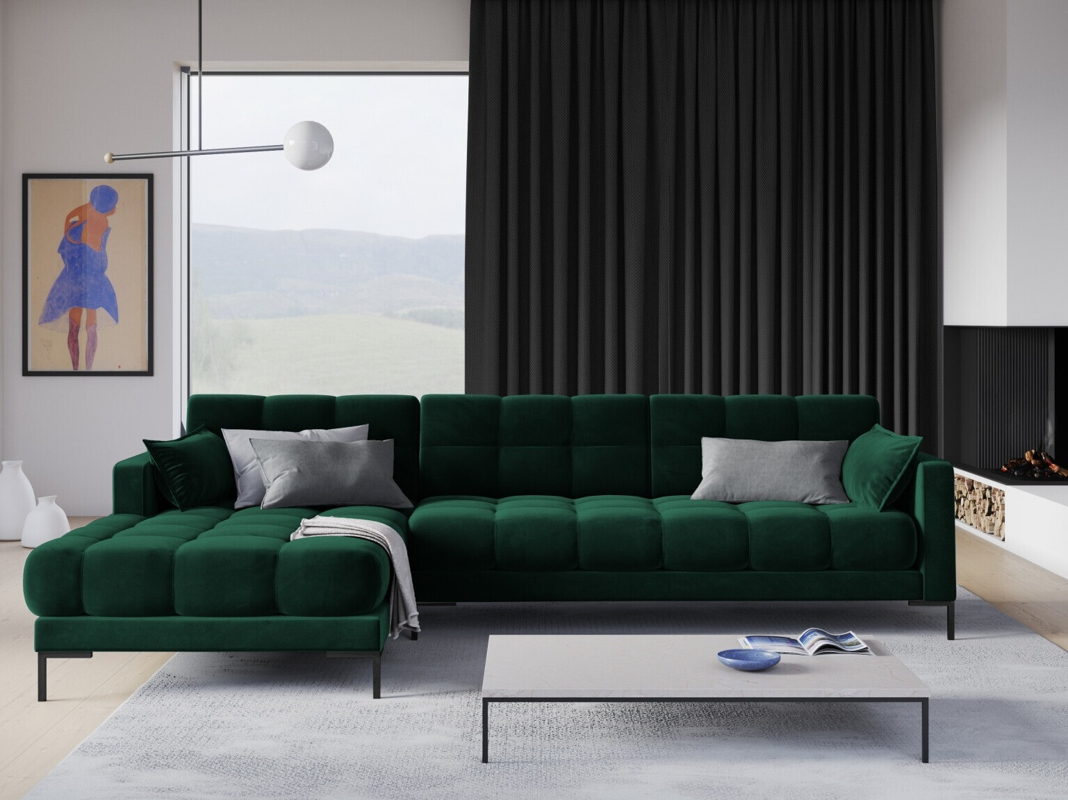 Kotna garnitura Lormelo 103 (Levo)