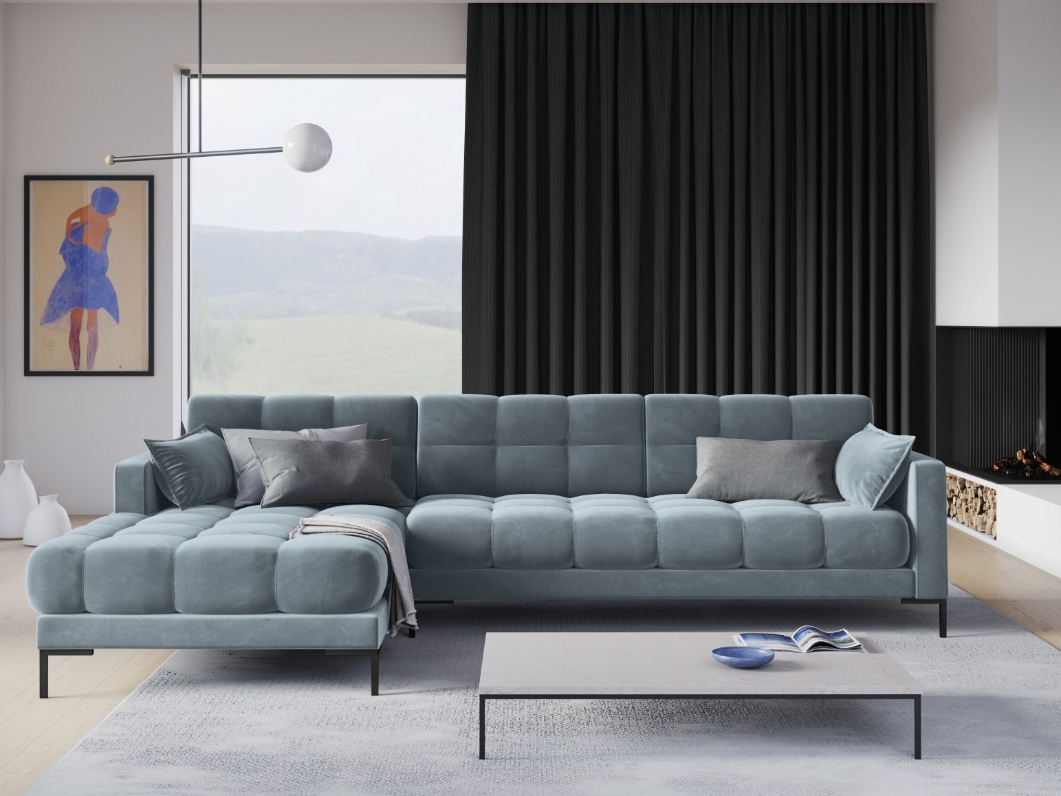 Kotna garnitura Lormelo 103 (Levo)