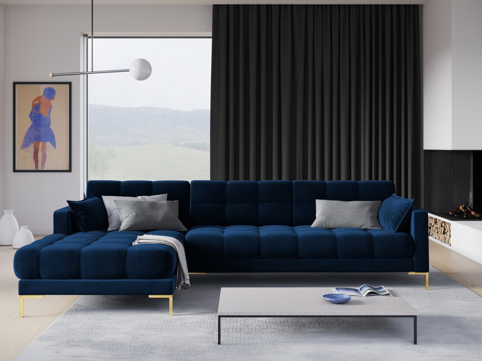 Kotna garnitura Lormelo 103 (Levo)