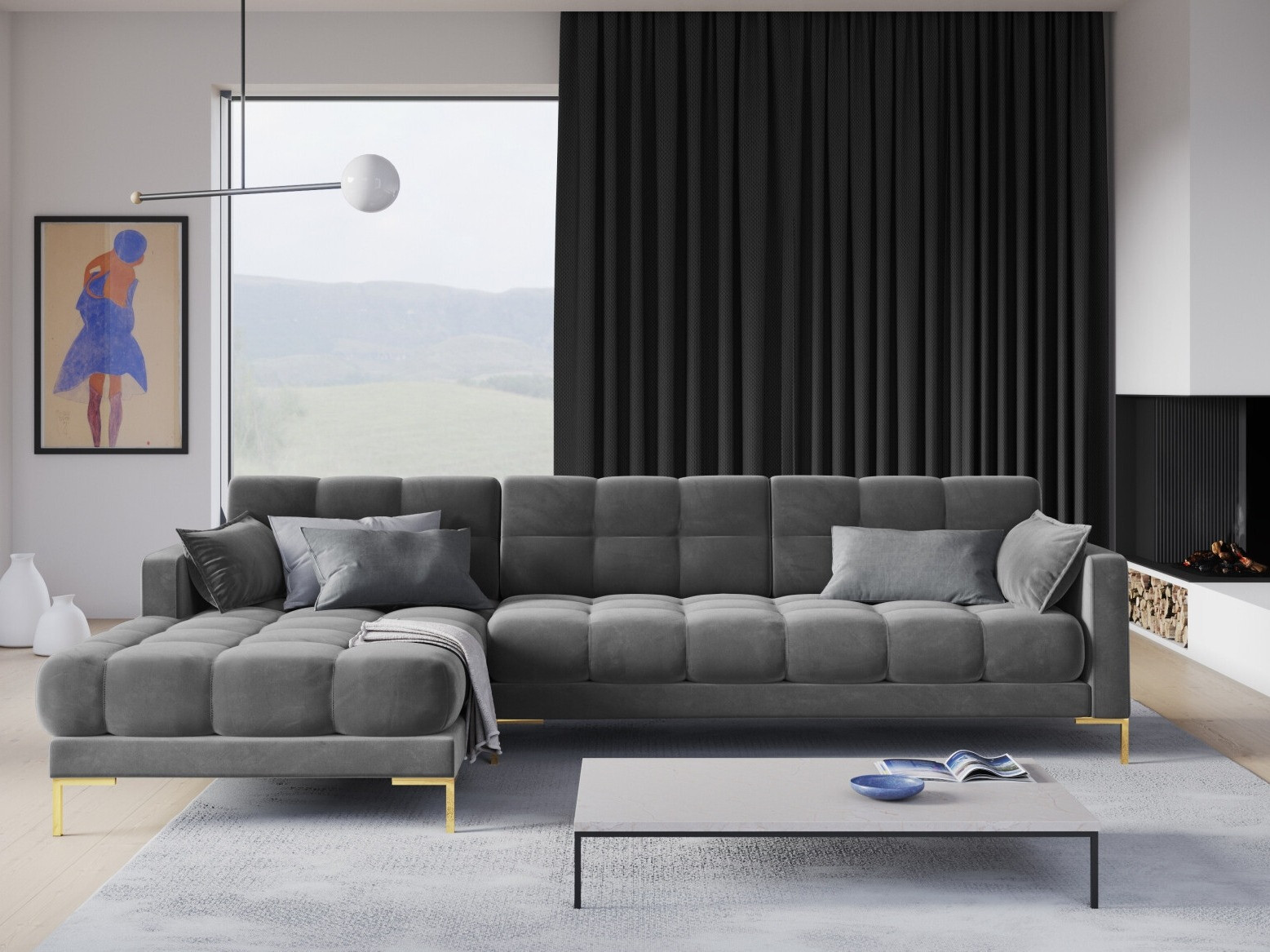 Kotna garnitura Lormelo 103 (Levo)