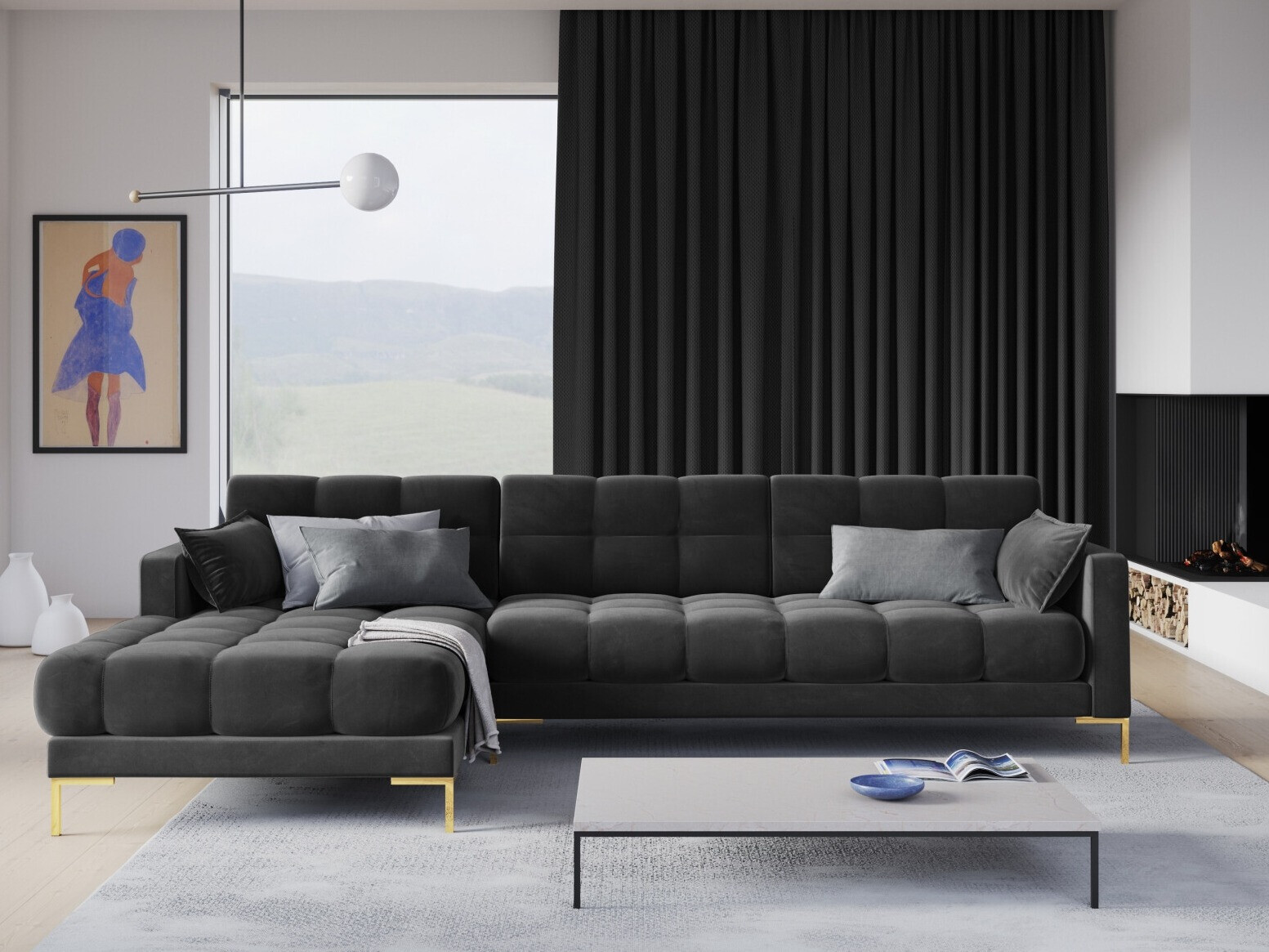 Kotna garnitura Lormelo 103 (Levo)