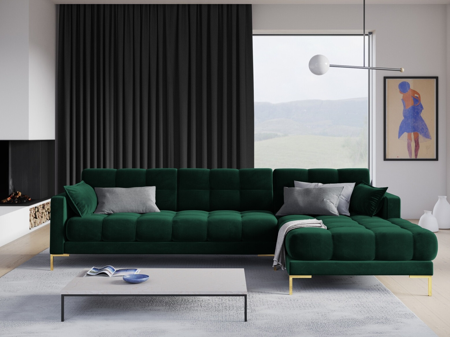 Kotna garnitura Lormelo 103 (Desno)