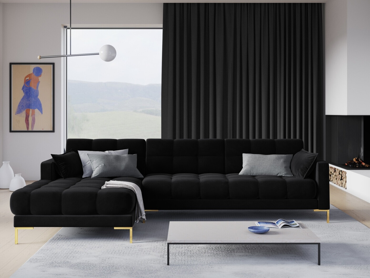 Kotna garnitura Lormelo 103 (Levo)