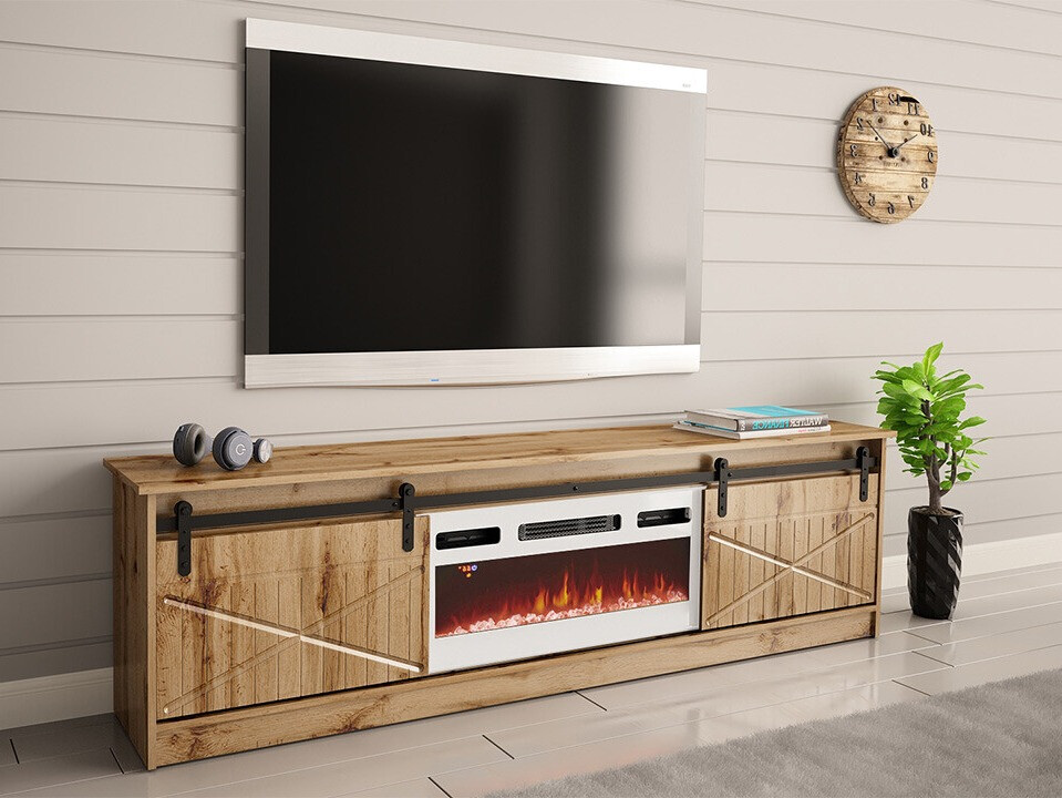 TV-omarica Charlotte 165 (Wotan hrast)